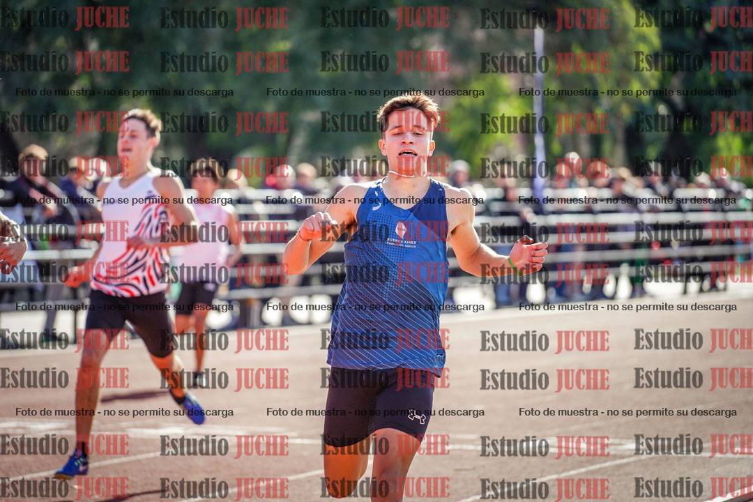 Fotos de los 200 m llanos de varones