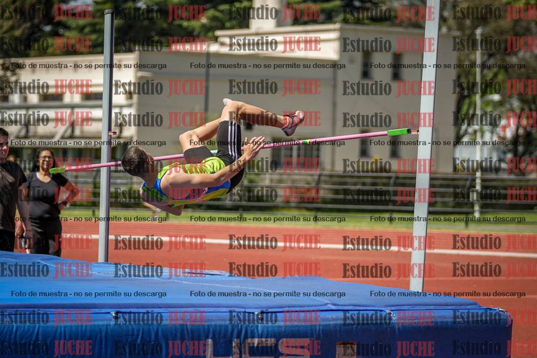 Fotos del salto en alto de varones