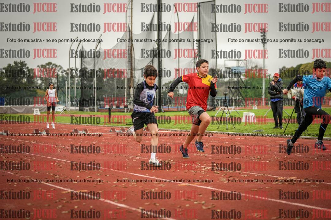 Fotos de los 50 m llanos de varones