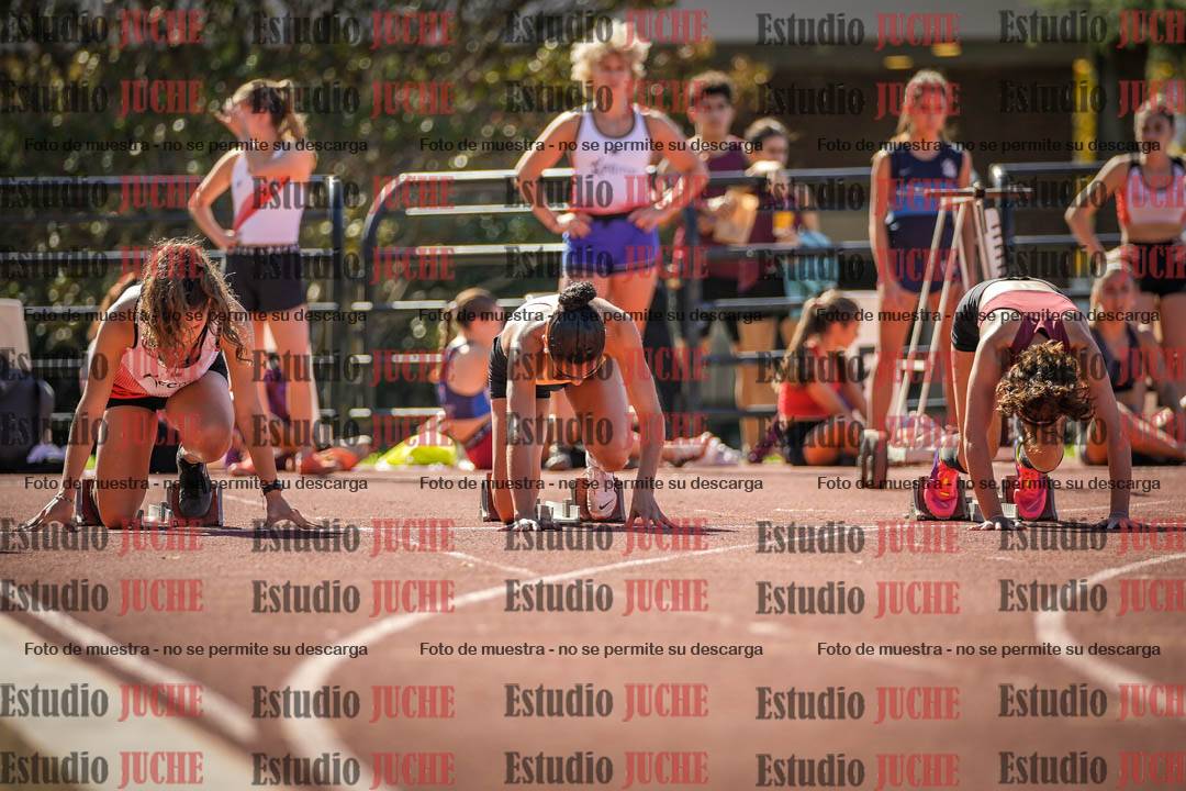 Fotos de los 100 m llanos de mujeres