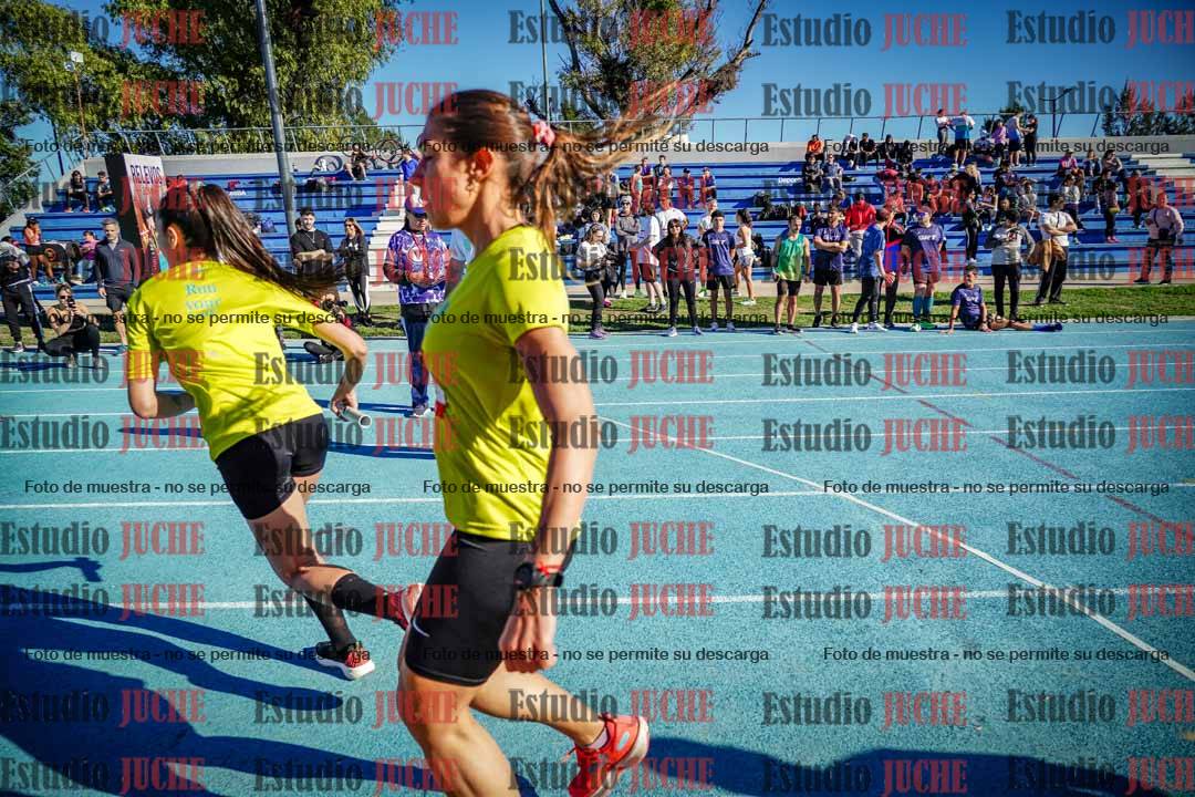 Fotos durante los relevos