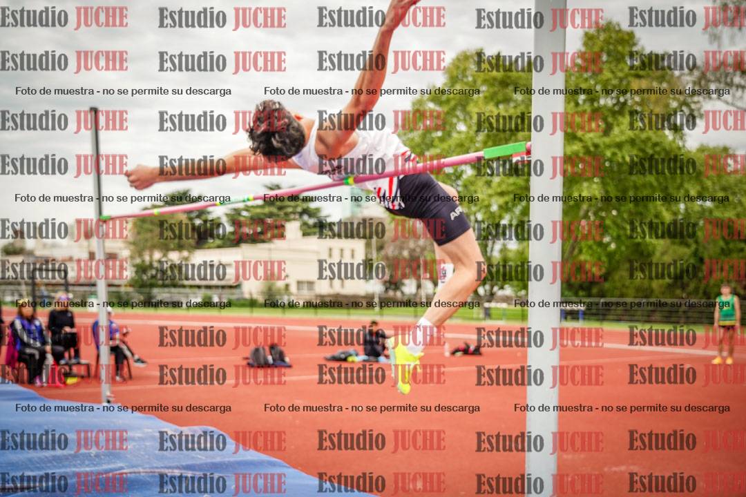 Fotos del salto en alto de varones
