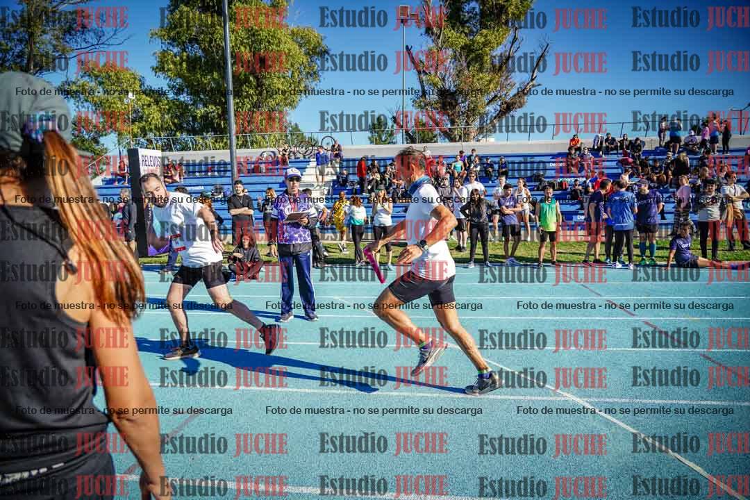 Fotos durante los relevos