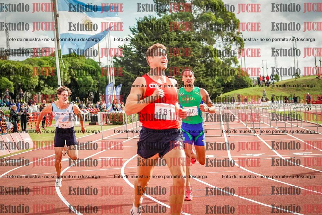 Fotos de los 110 m con vallas de varones - FINAL