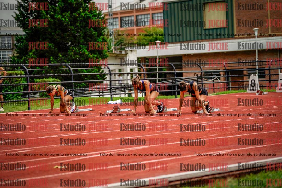 Fotos de los 100 m con vallas de mujeres