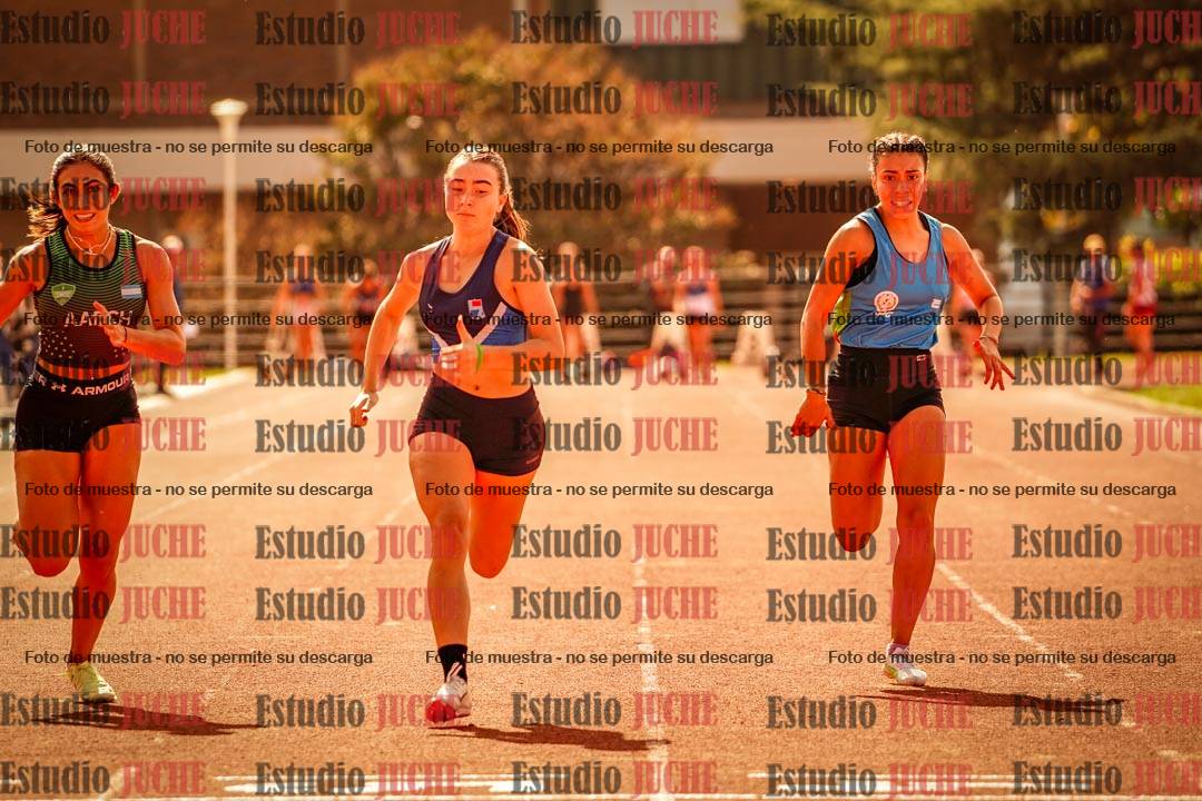 Fotos de los 100 m llanos de mujeres