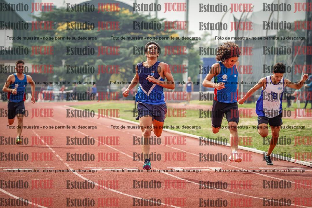 Fotos de los 200 m llanos de varones