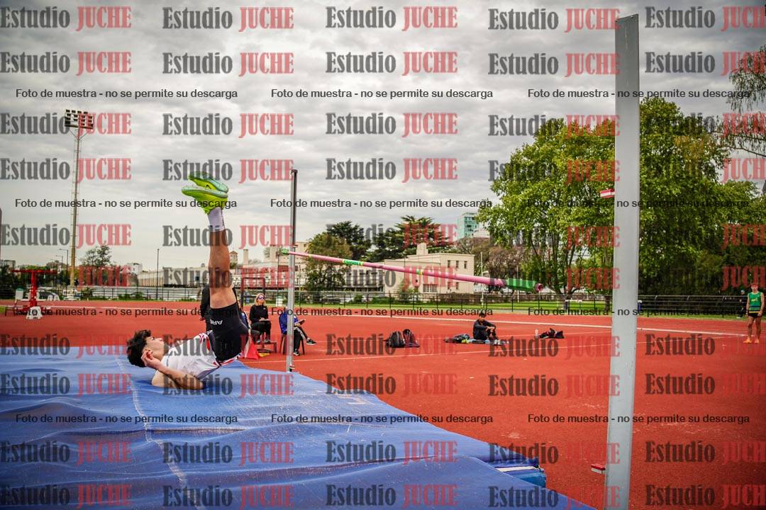 Fotos del salto en alto de varones
