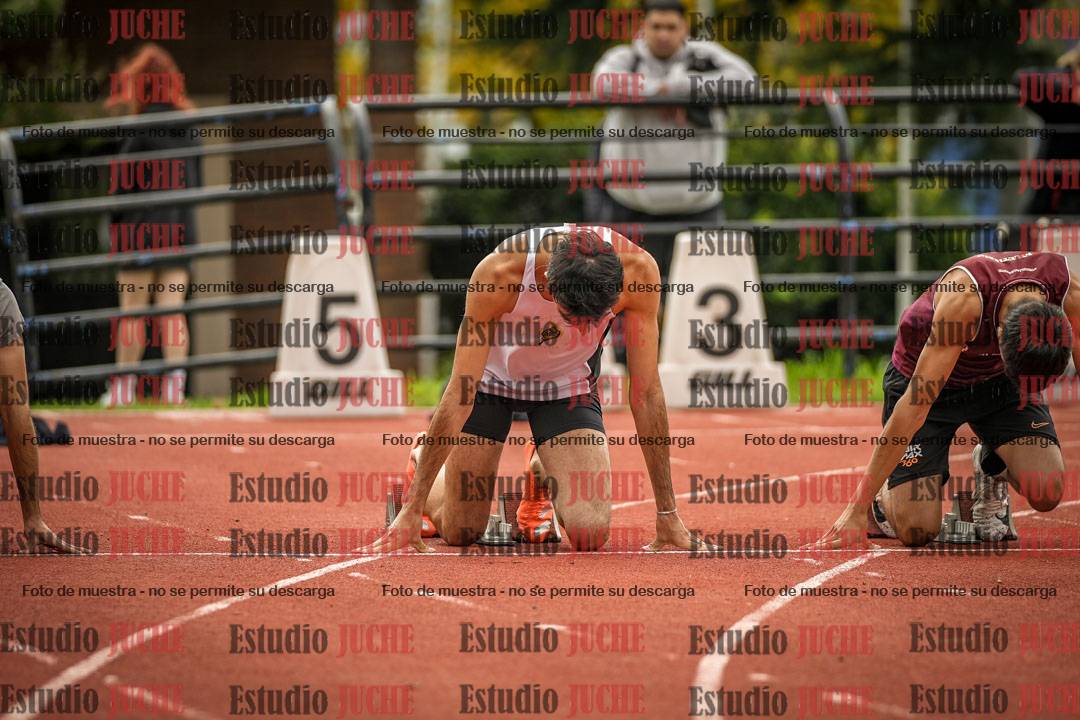 Fotos de los 100 m llanos de varones