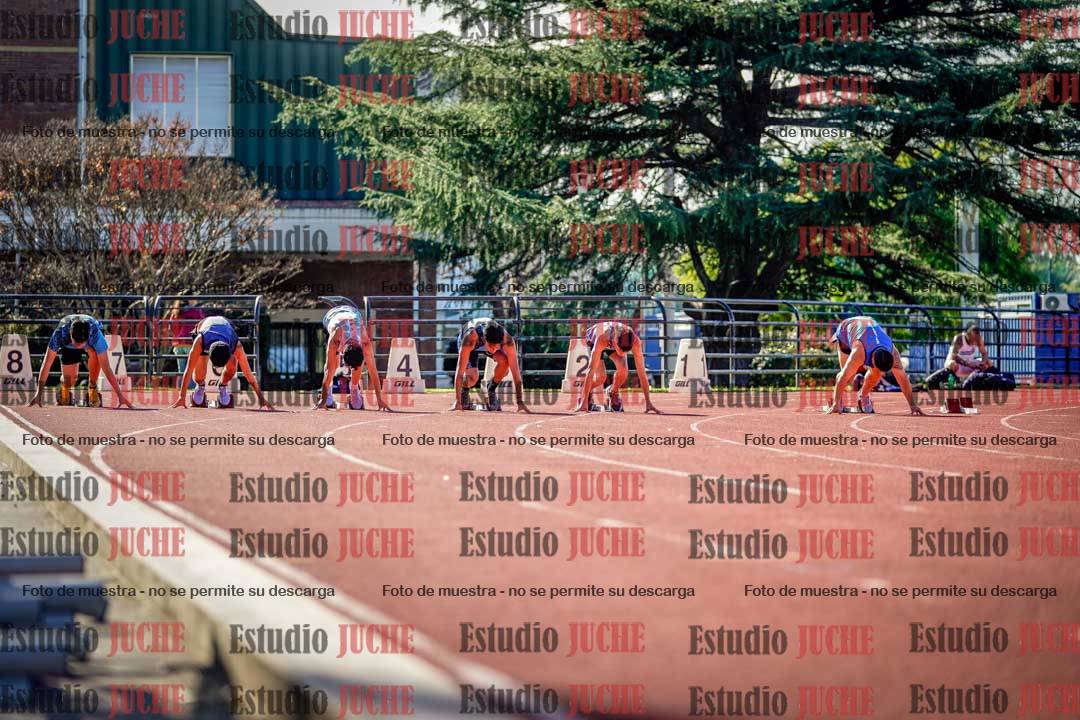 Fotos de los 100 m llanos de varones