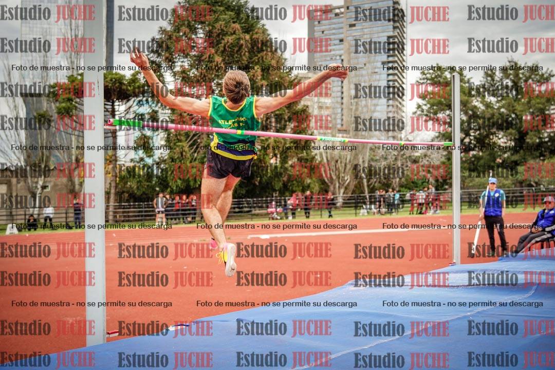 Fotos del salto en alto de varones