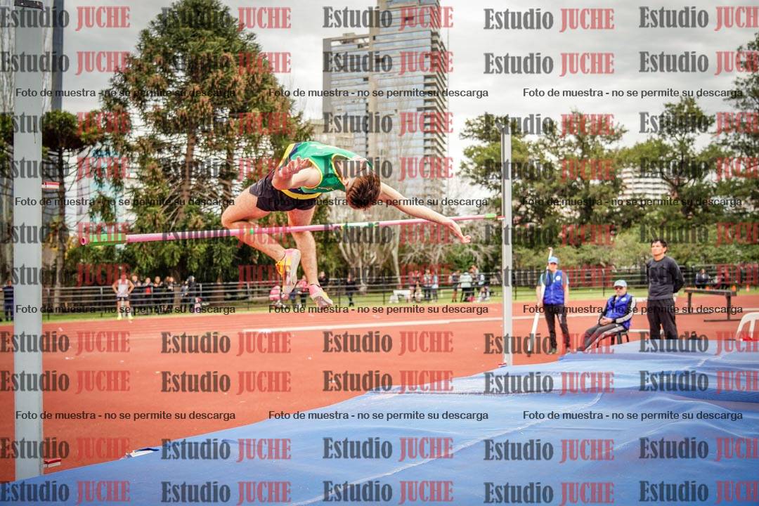 Fotos del salto en alto de varones