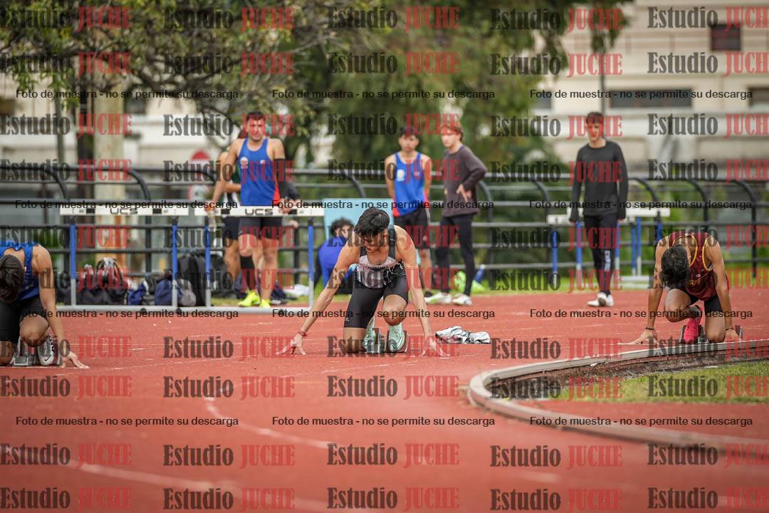 Fotos de los 200 m llanos de varones