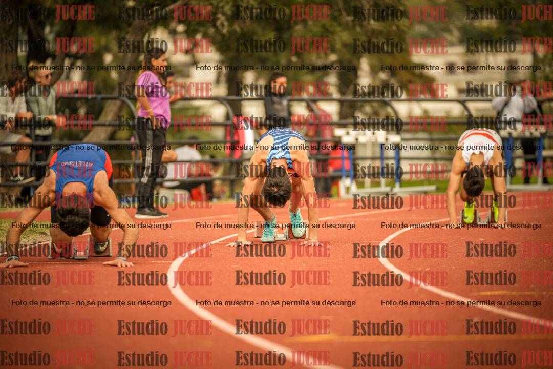 Fotos de los 200 m llanos de varones