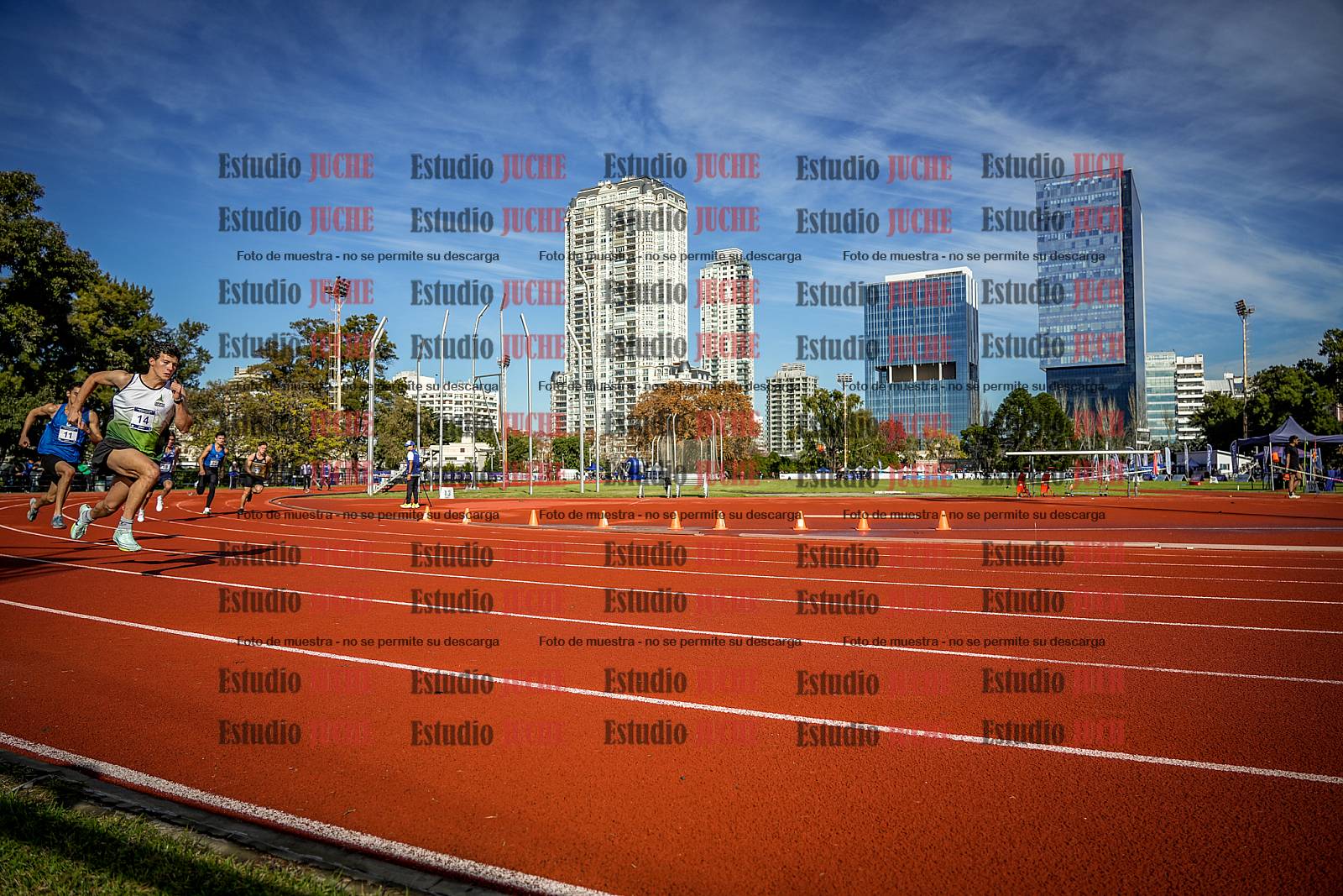 Fotos de los 200 m de varones