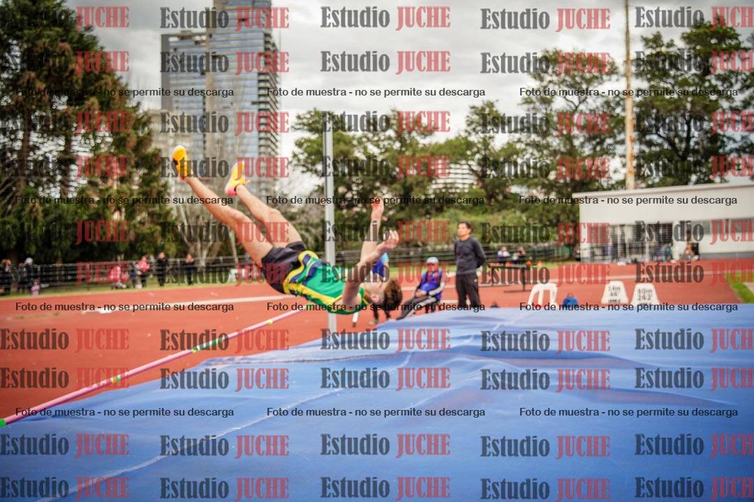 Fotos del salto en alto de varones