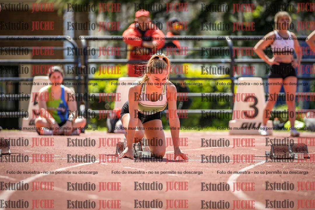 Fotos de los 100 m llanos de mujeres