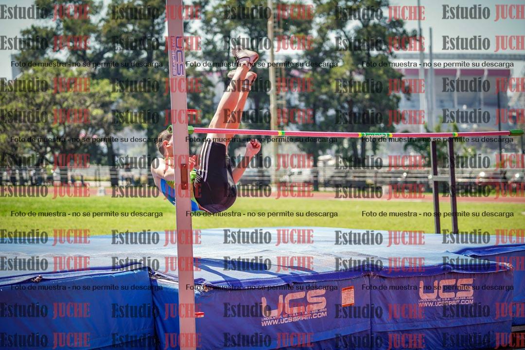 Fotos del salto en alto de varones