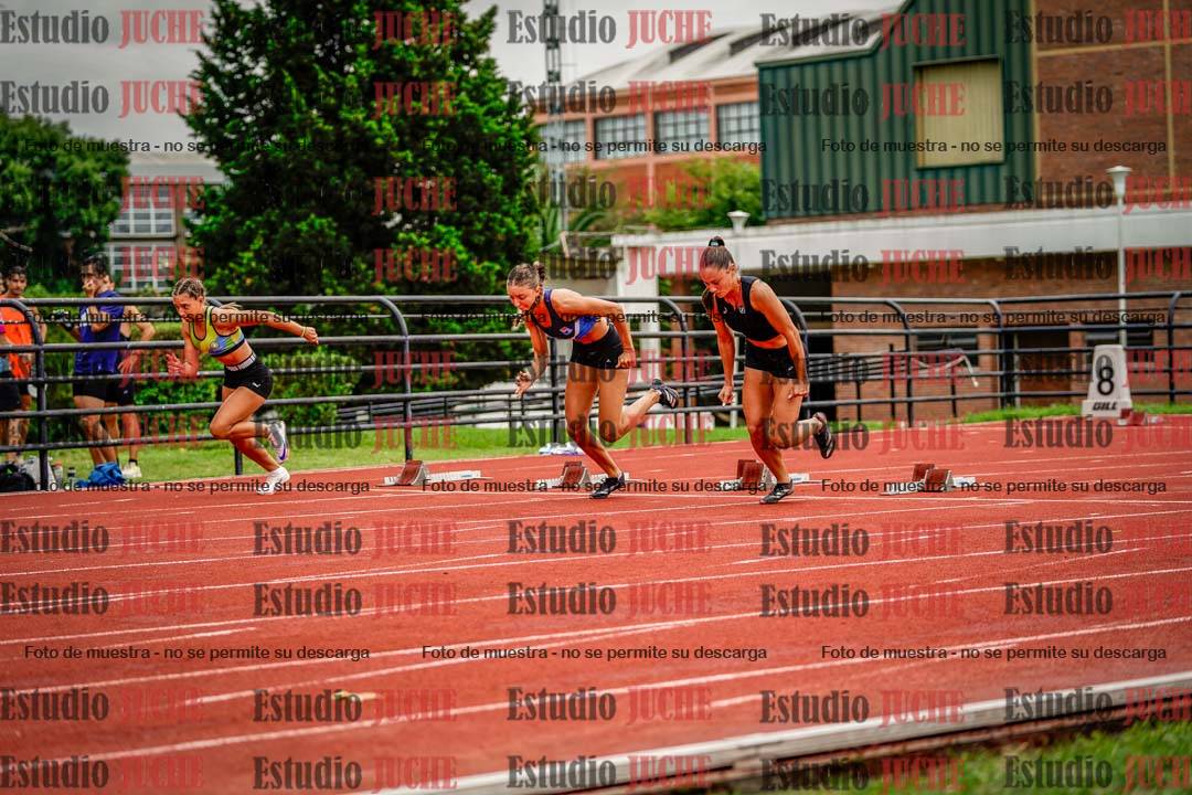 Fotos de los 100 m con vallas de mujeres
