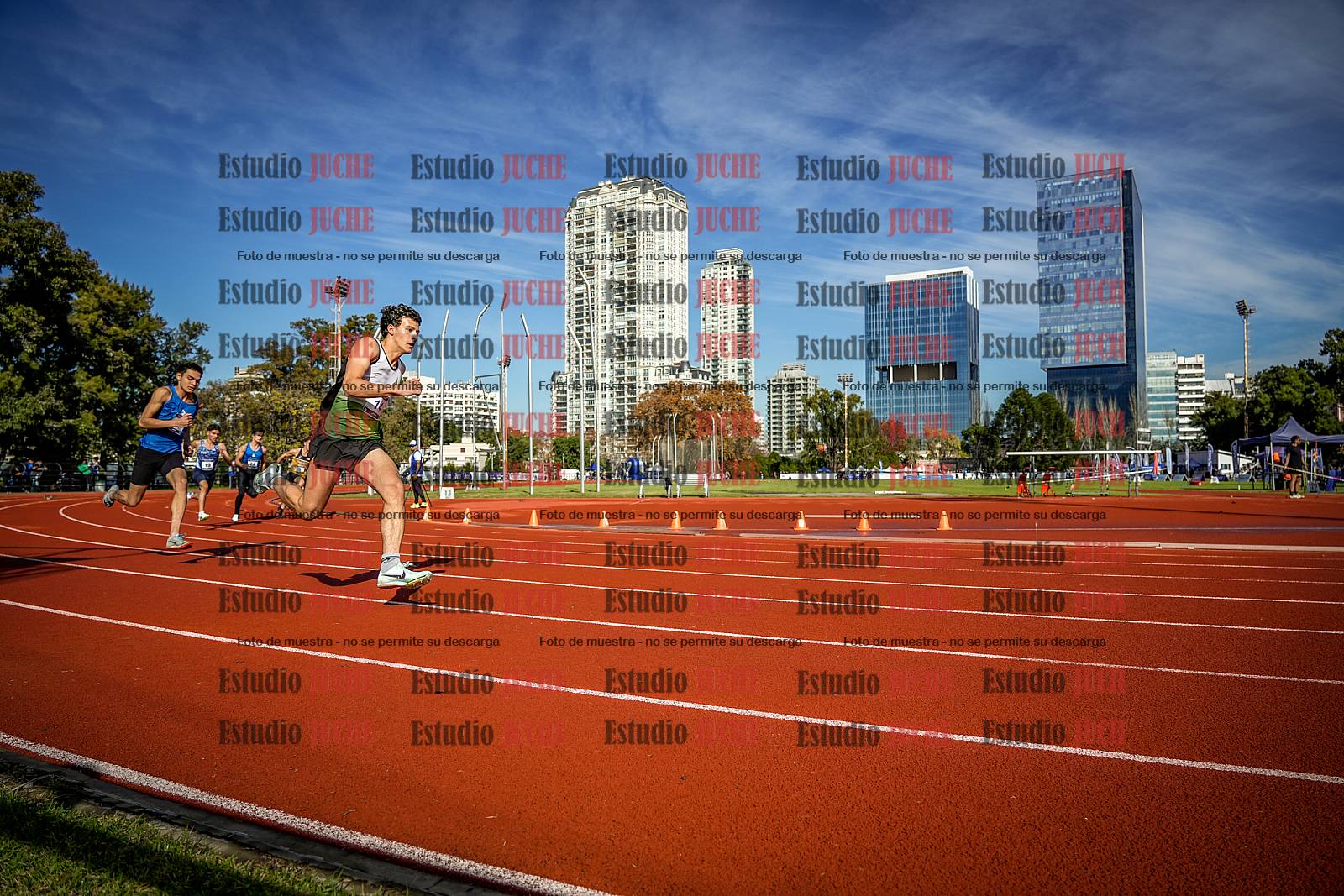 Fotos de los 200 m de varones