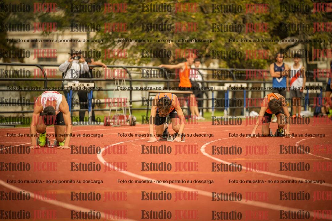 Fotos de los 200 m llanos de varones