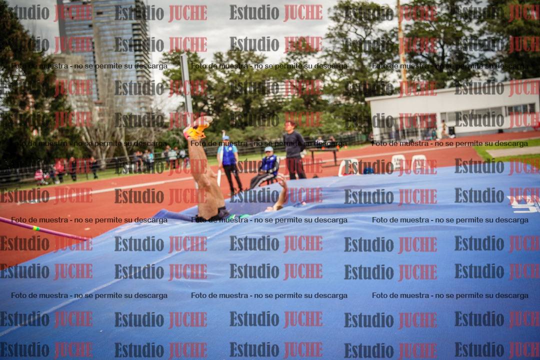 Fotos del salto en alto de varones