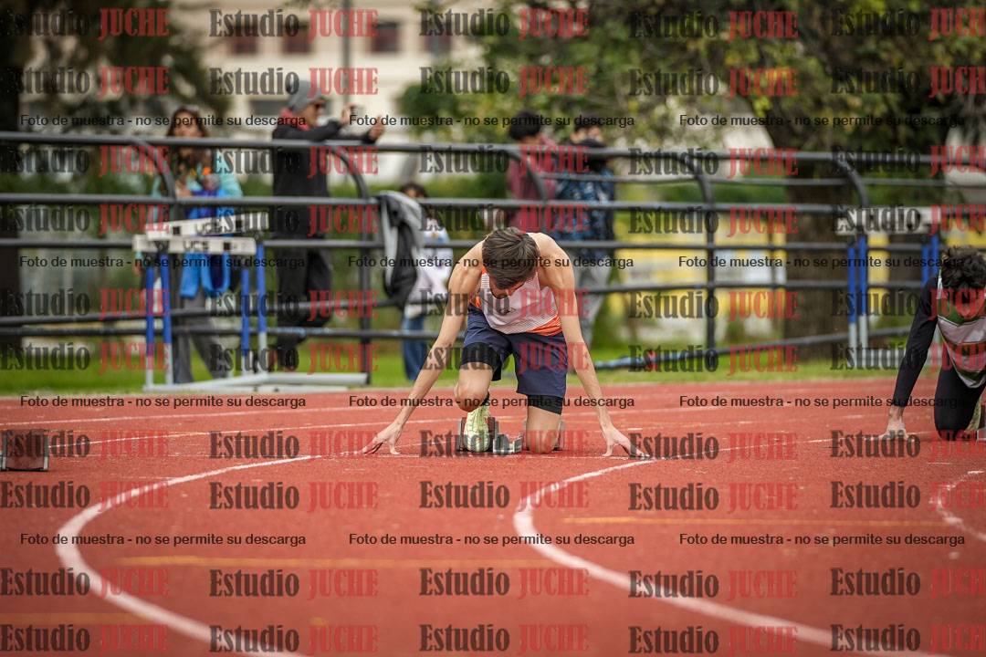 Fotos de los 200 m llanos de varones