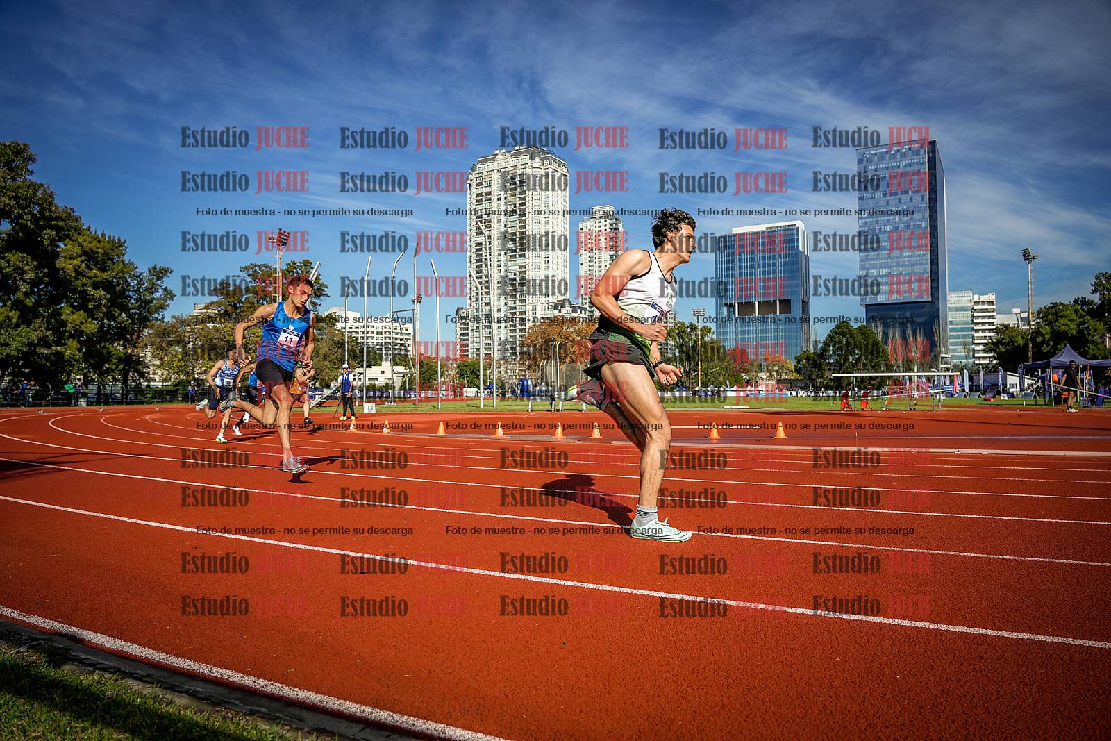 Fotos de los 200 m de varones