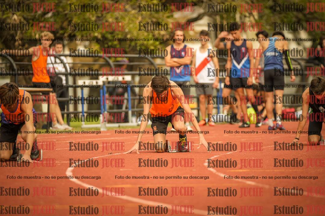 Fotos de los 200 m llanos de varones