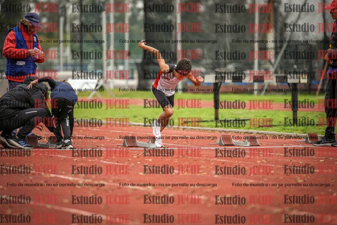 Fotos de los 50 m llanos de varones