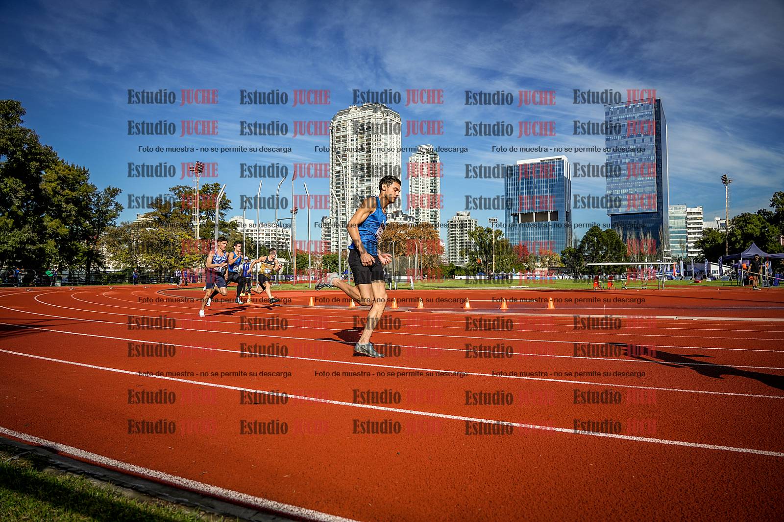 Fotos de los 200 m de varones