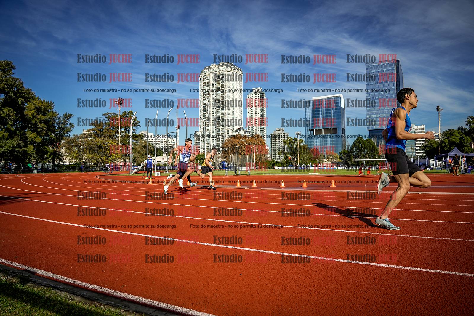 Fotos de los 200 m de varones
