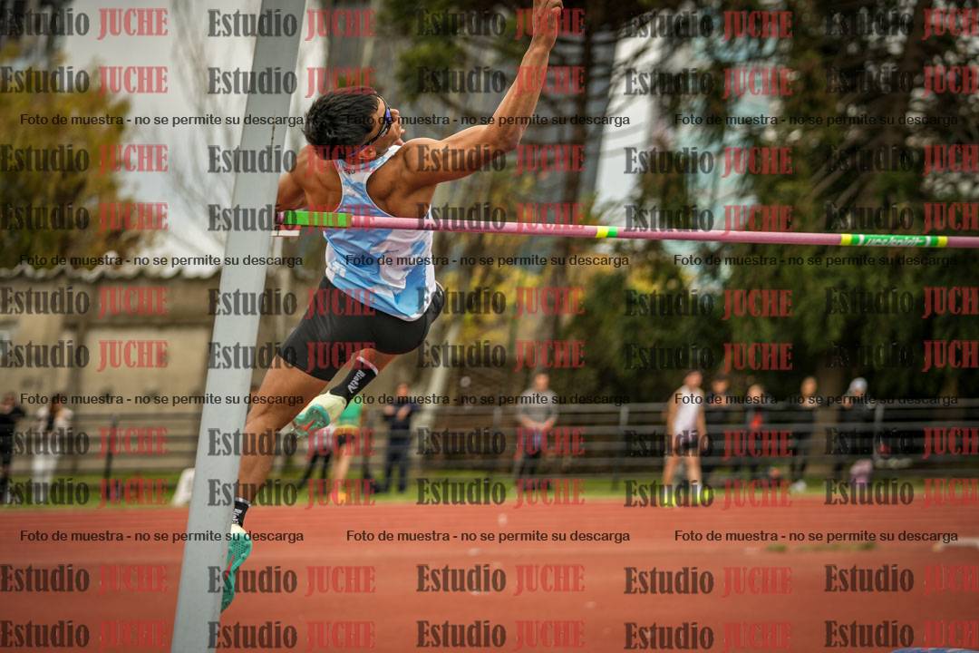 Fotos del salto en alto de varones