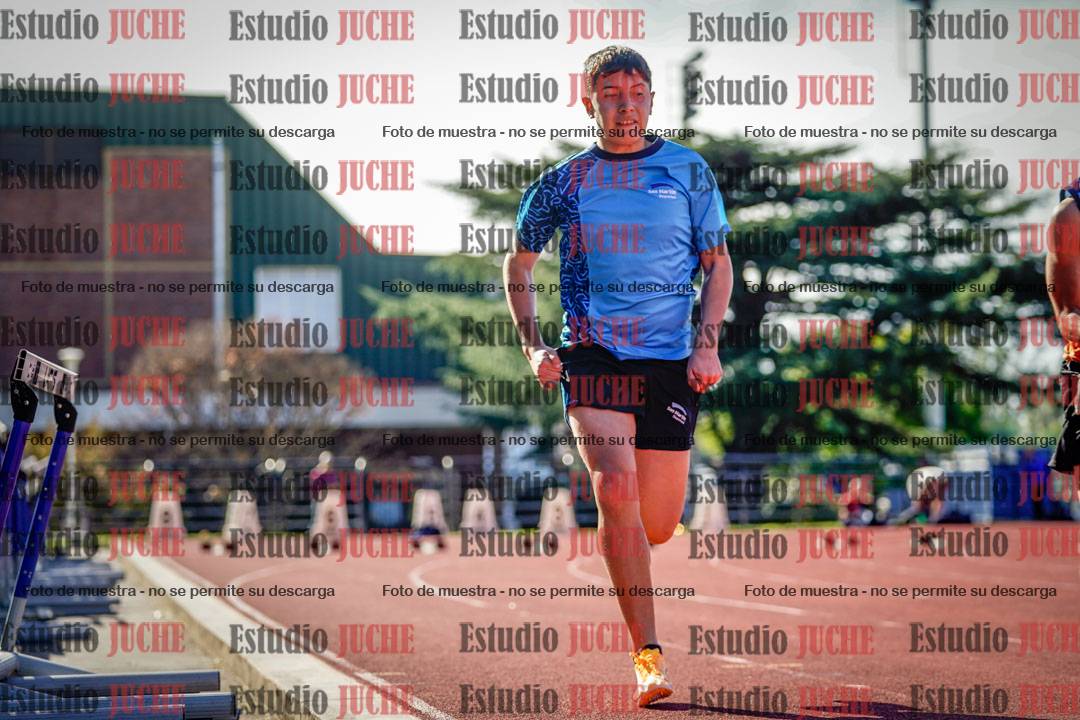 Fotos de los 100 m llanos de varones
