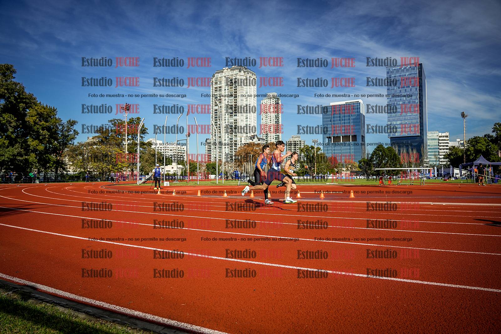 Fotos de los 200 m de varones