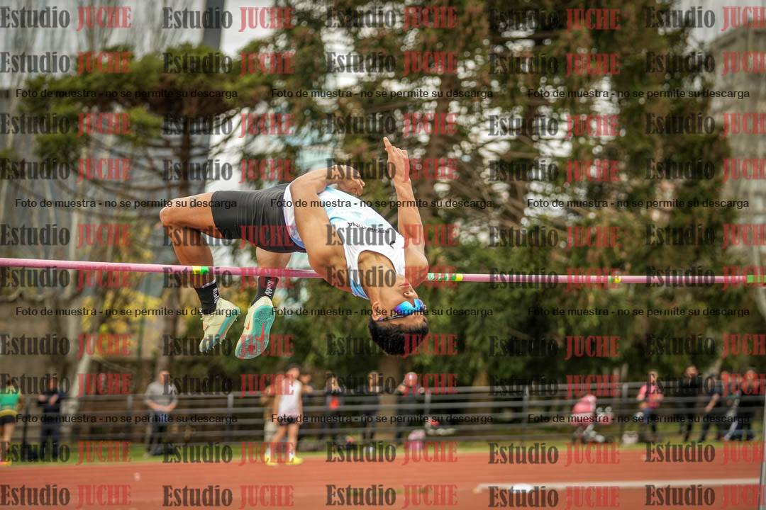 Fotos del salto en alto de varones