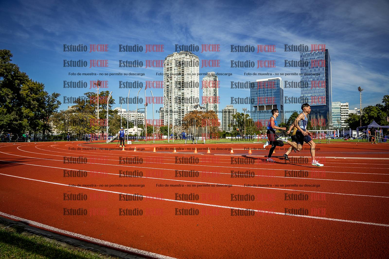 Fotos de los 200 m de varones