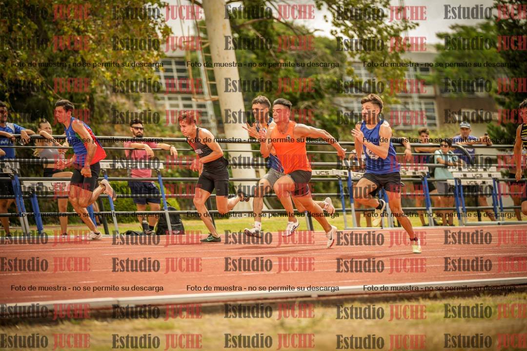 Fotos de los 100 m llanos de varones