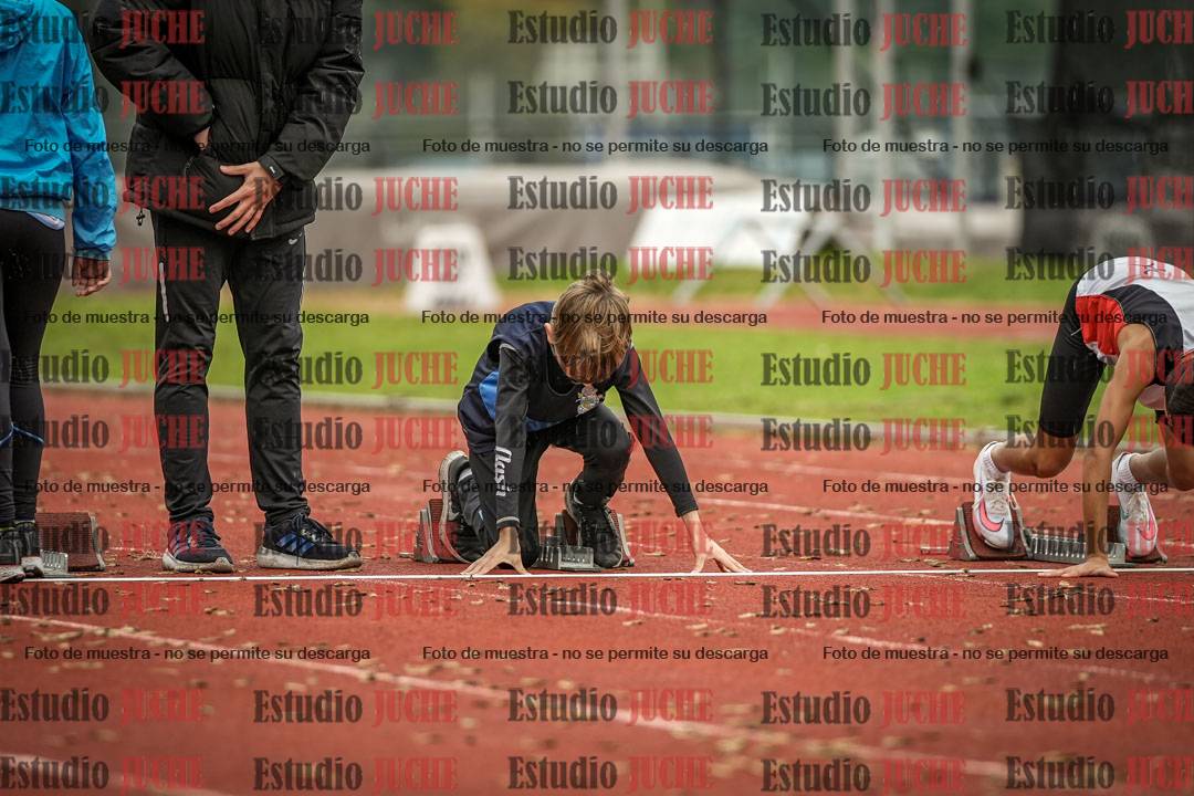 Fotos de los 50 m llanos de varones