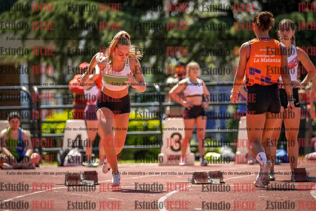 Fotos de los 100 m llanos de mujeres