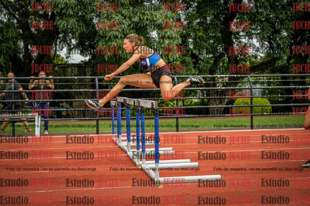 Fotos de los 100 m con vallas de mujeres