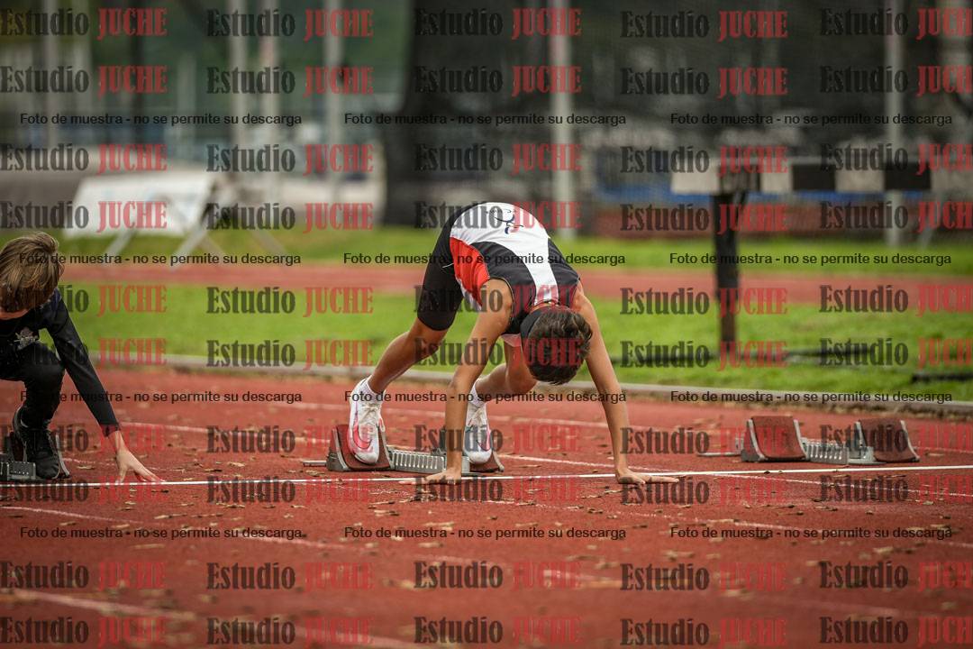 Fotos de los 50 m llanos de varones