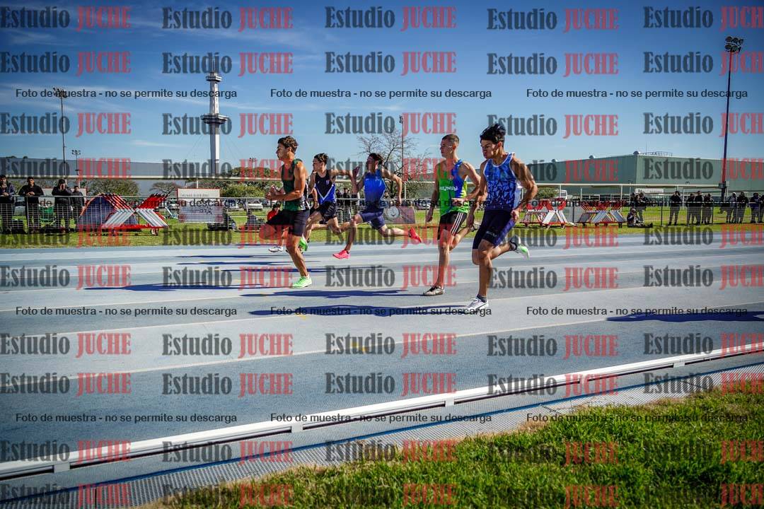 Fotos de los 100 m llanos de varones