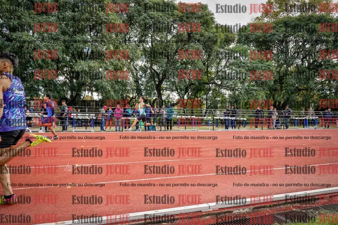 Fotos de los 100 m llanos de varones