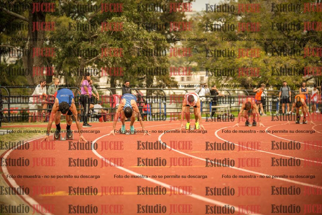 Fotos de los 200 m llanos de varones