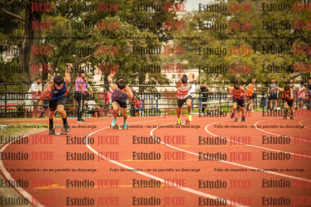 Fotos de los 200 m llanos de varones