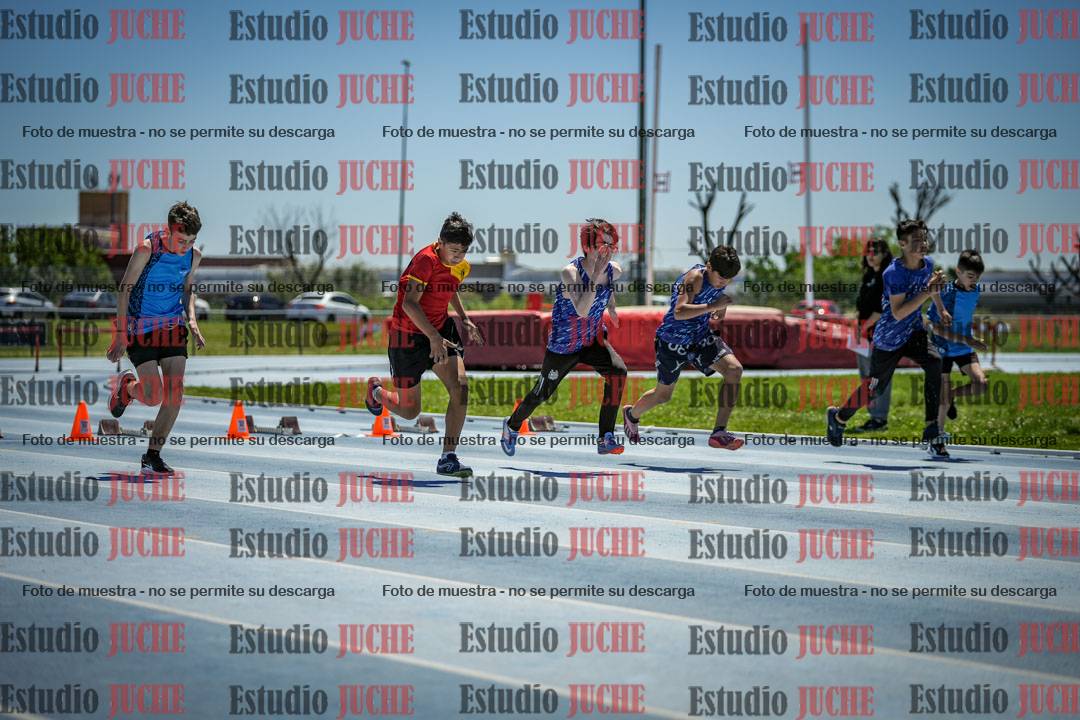 Fotos de los 80 m llanos de varones