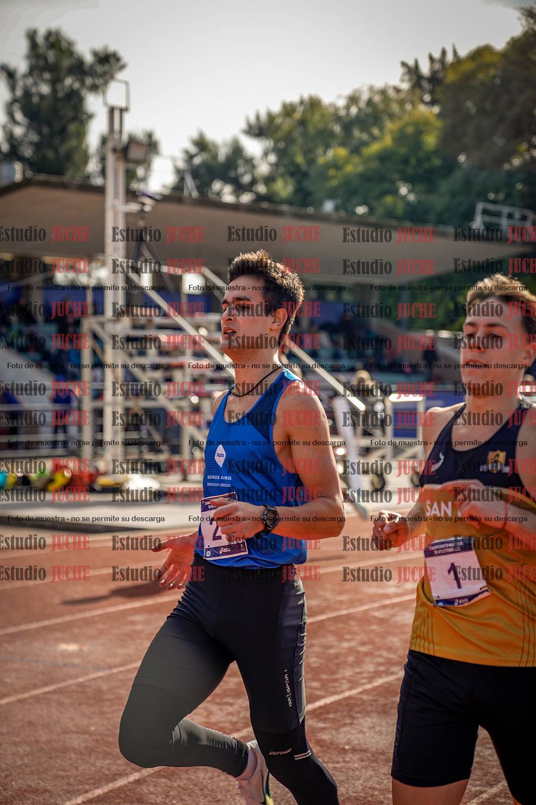 Fotos de los 200 m de varones