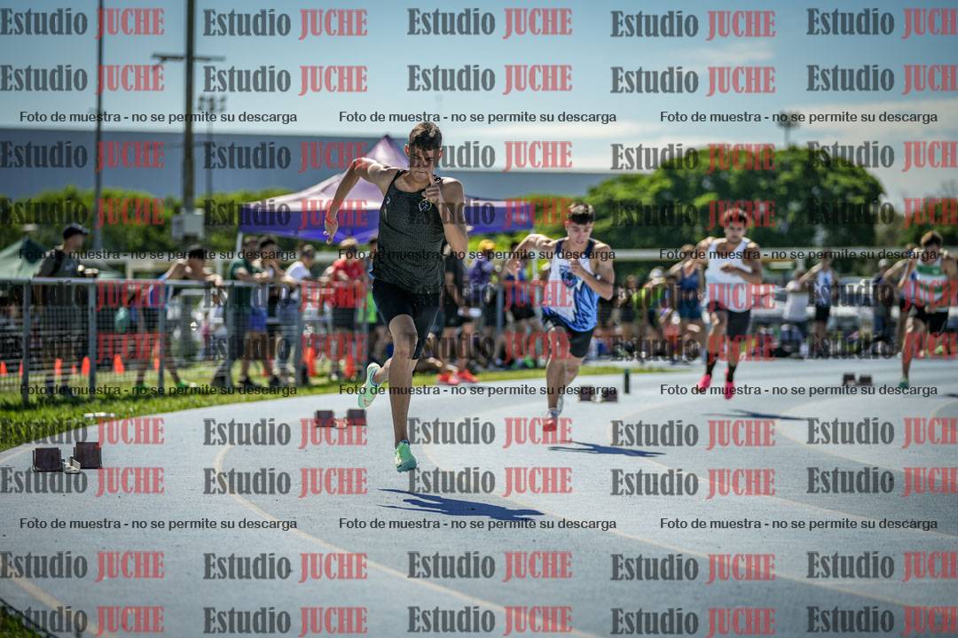 Fotos de los 400 m llanos de varones