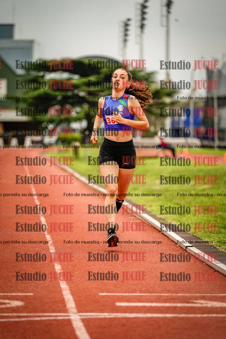 Fotos de los 600 m llanos de mujeres - hexatlón 6